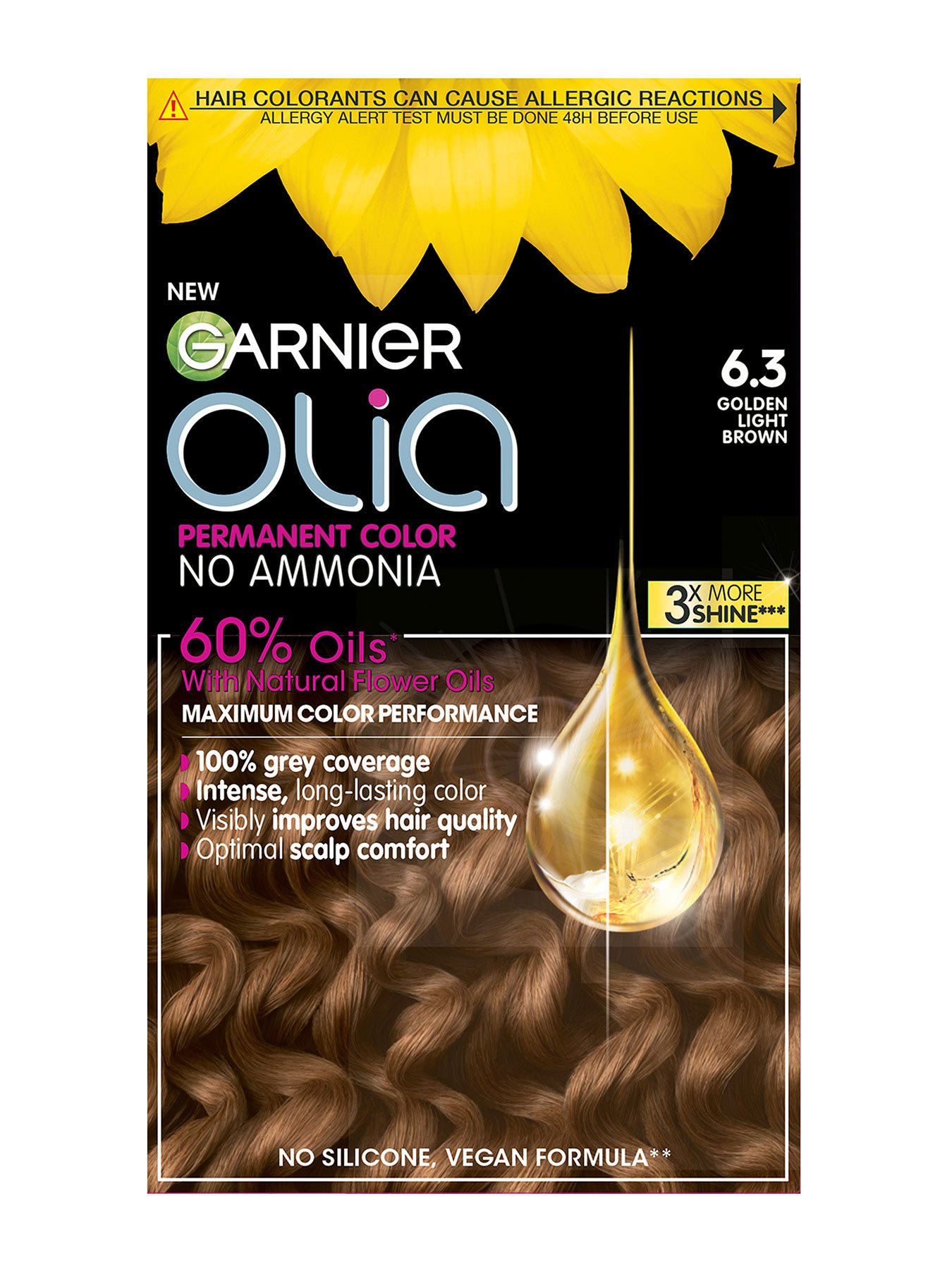 Garnier Olia 6.3 Zlatno svetlo smeđa